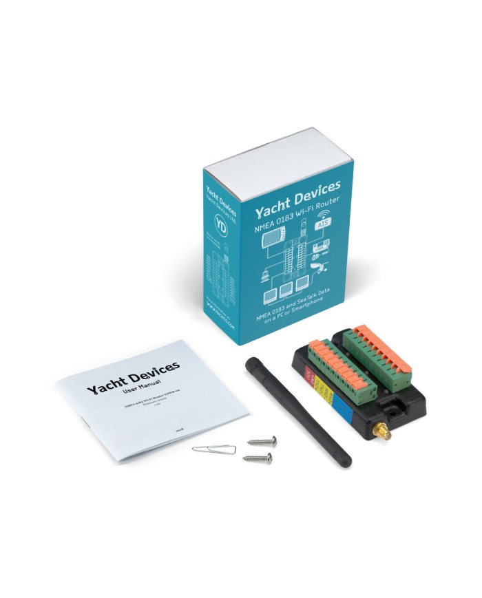NMEA 0183 Wi-Fi Router YDWR-02 NMEA 0183 Wi-Fi Router YDWR-02