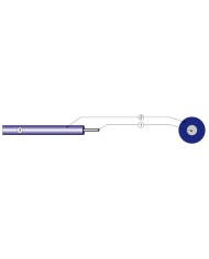 Kabel 95mm2, SCHWARZ feindrährig verzinnt, Abpressungen mit Schrumpfschlauch ROT verschlossen Kabel 95mm2, SCHWARZ feindrährig verzinnt, Abpressungen mit Schrumpfschlauch ROT verschlossen