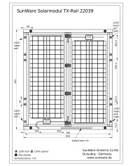 Panneau solaire | Panneau solaire TX-Rail 22039, 90 Wp Panneau solaire | Panneau solaire TX-Rail 22039, 90 Wp