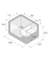 Frigos portables | Réfrigérateur-congélateur portable VF16P Frigos portables | Réfrigérateur-congélateur portable VF16P