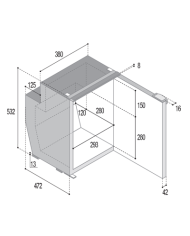 Froid & réfrigération | Réfrigérateur-congélateur, C51i CHR Noir Froid & réfrigération | Réfrigérateur-congélateur, C51i CHR Noir