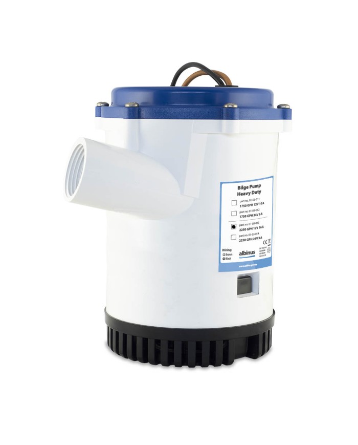 Bilgenpumpe Heavy Duty 2250 GPH 24V