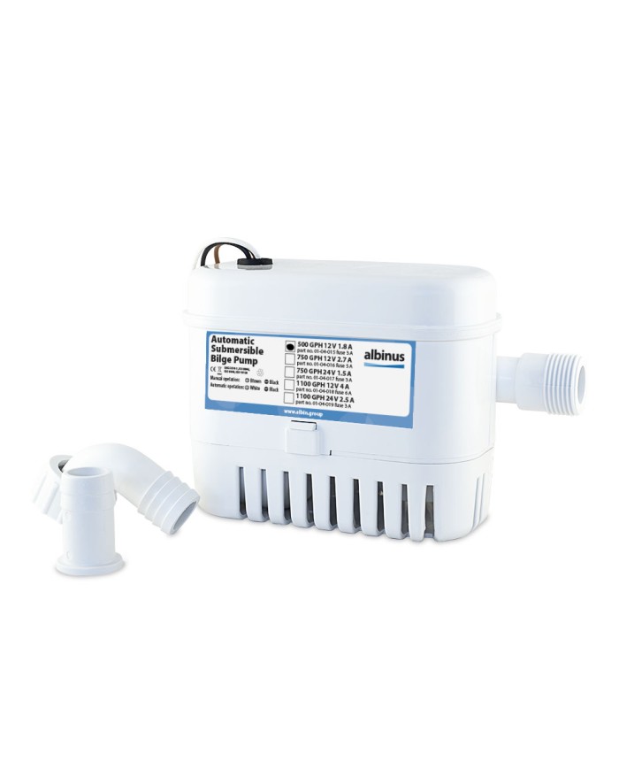 Automatische Bilgenpumpe 500 GPH 12V | Albin Group