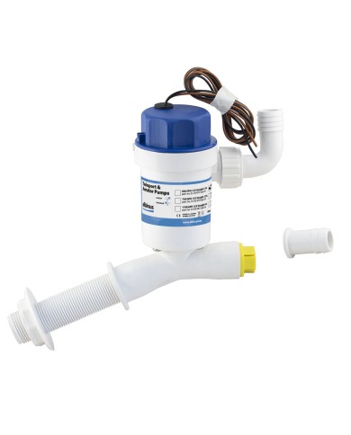 Twinport-Belüfterpumpe 1100GPH 12V abgewinkelt Twinport-Belüfterpumpe 1100GPH 12V abgewinkelt