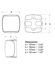 Navigationslichter, NaviLED PRO Steuerbord 112.5°/ schwarz / Vertikal | Hella NaviLED