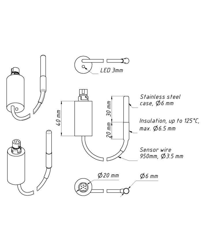 Digitales Thermometer YDTC-13 | Yacht Devices
