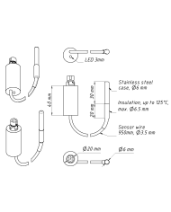 Digitales Thermometer YDTC-13 | Yacht Devices