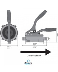 Albin Group Pompe de cale à main premium | 