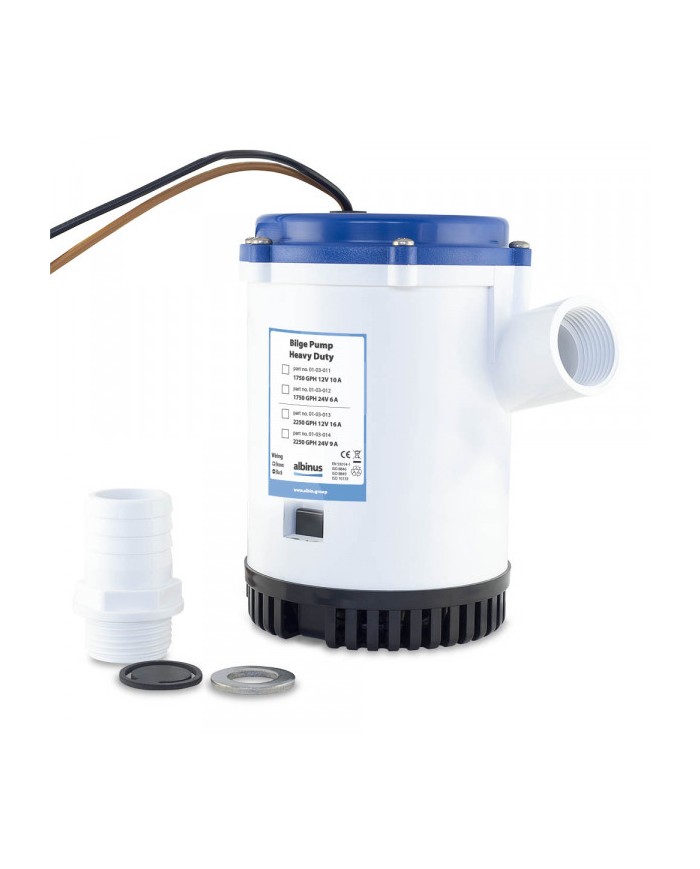 Albin Group Bilgenpumpe Heavy Duty 2250 GPH 24V | 