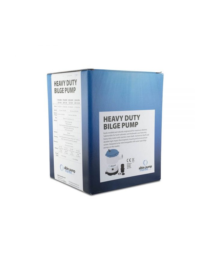 Albin Group Bilgenpumpe Heavy Duty 2250 GPH 24V | 