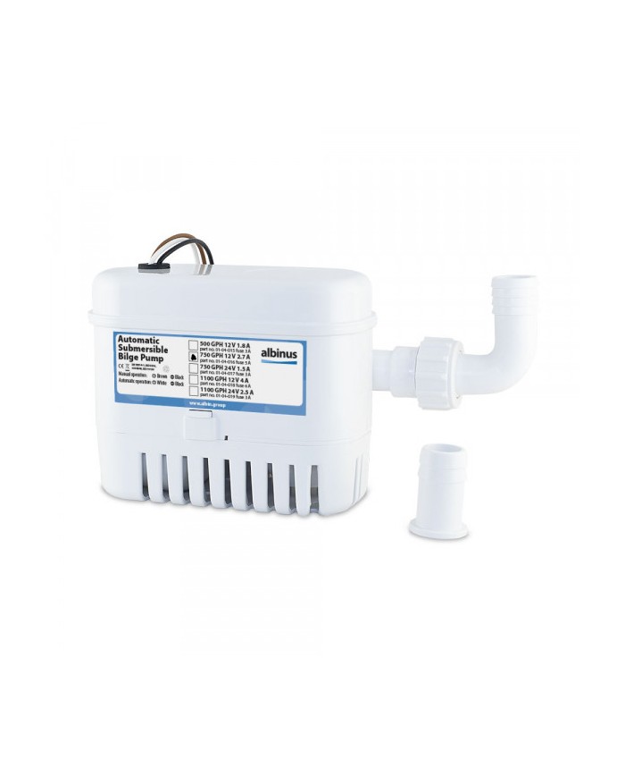 Albin Group Pompe de cale automatique 750 GPH 24V | 