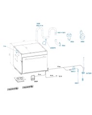 Wallas Combiné cuisinière-four diesel avec couvercle chauffant | 