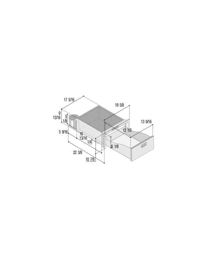 Vitrifrigo Kühl-Gefrierkombination, D20AX HP, aus Edelstahl | 