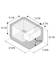 Vitrifrigo Réfrigérateur-congélateur portable VF65P avec thermostat digital | 