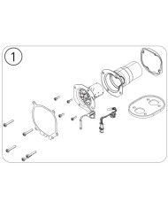 Webasto Pièce d'échange Kit de service Brûleur Air Top 2000 ST/STC 12 V Diesel | 4054037007453