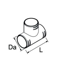 Webasto Raccord en T D60 90° | 4054037048654