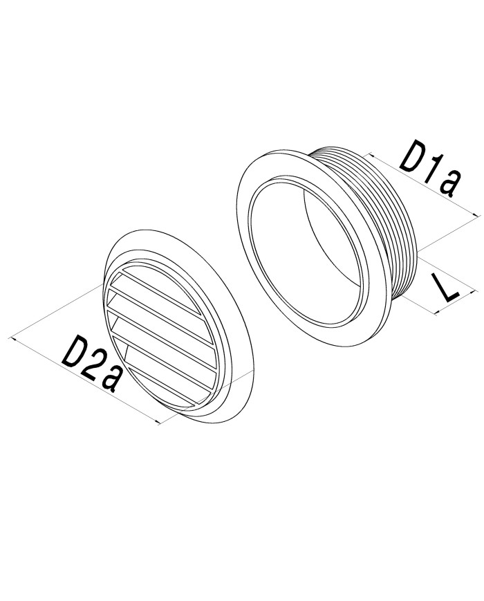 Webasto Beutel Ausströmer D60 90° Weiß | 4054037033582