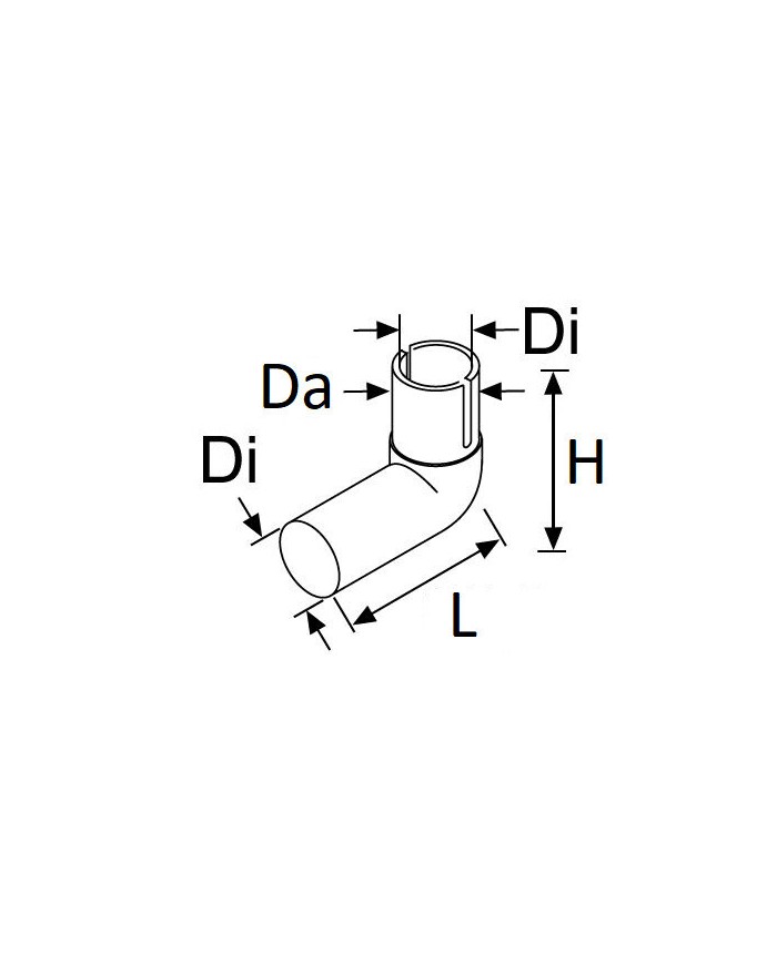 Webasto Coude d’échappement D22 90° aluminium | 4054037059858