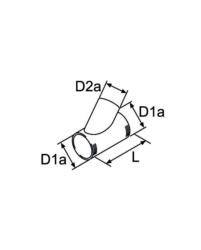 Webasto Raccord de dérivation 60/60/60 45° | 4054037048630