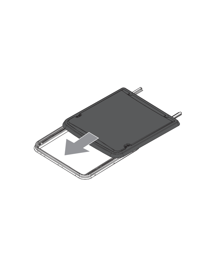 Webasto BLUESKY ELECTRIC L770 W720 GLASS | 