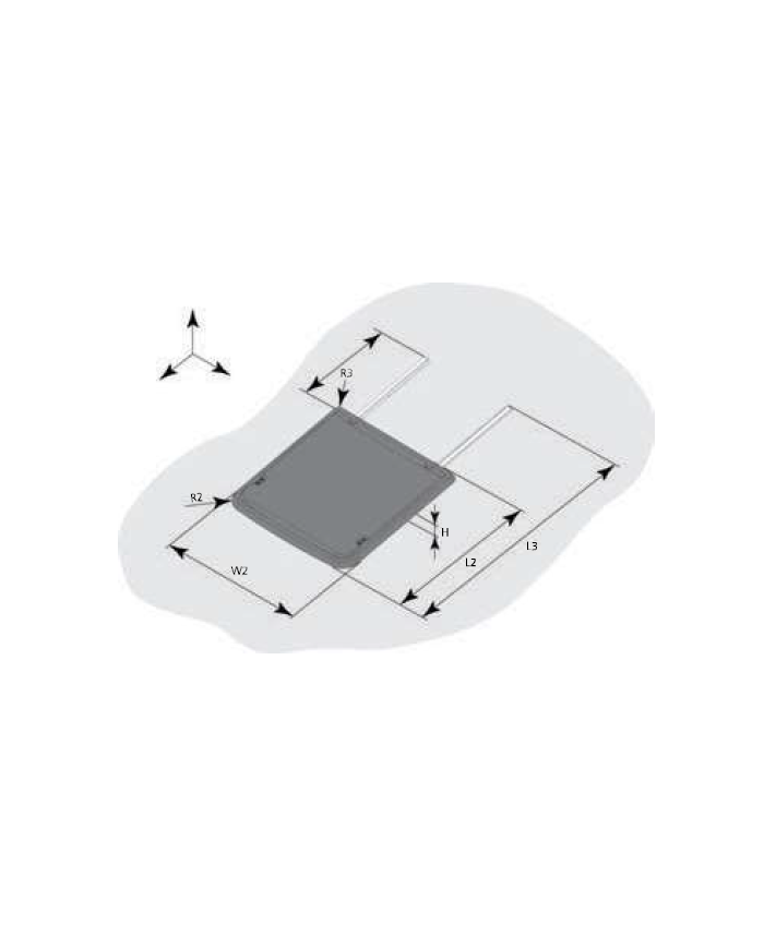Webasto BLUESKY ELECTRIC L770 W720 ACRYLIC | 