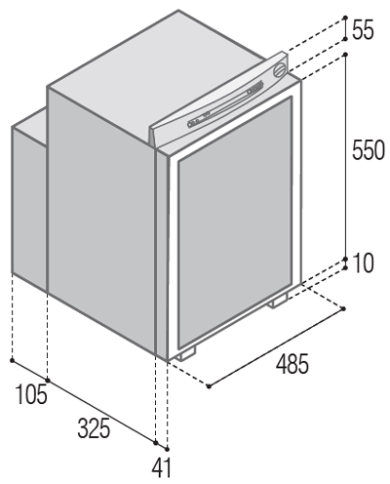 Réfrigérateur-congélateur trimixte, VTR 5060DG 3-WAYS
